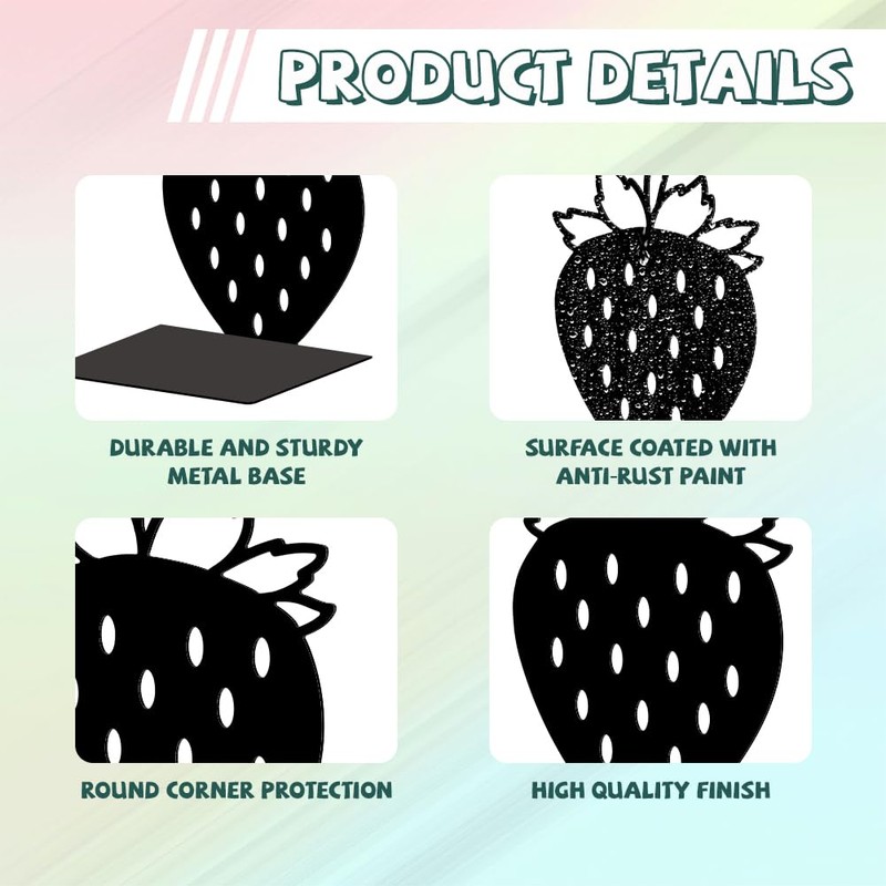 Peacoblue Metal Bookend Stopper Holder Stand for Shelves Decorative, 13.5x11x15.5