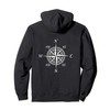 Compass Rose Nautical Pullover Hoodie