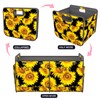 Homeve Trunk Organizer, Car Storage, Reinforced Handles, Collapsible Multi-Compartment Car