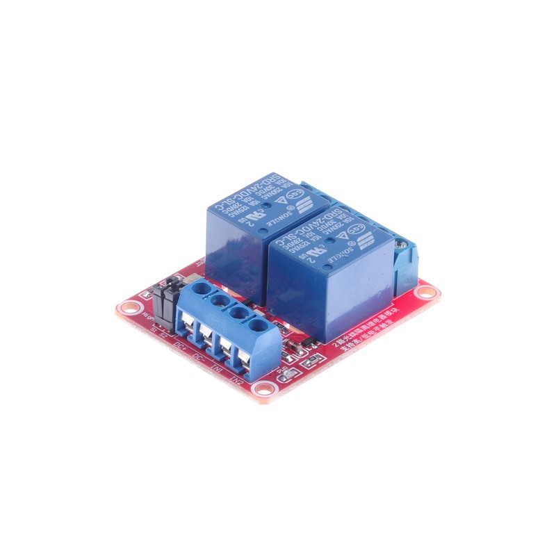 KNACRO 24V 2-Channel Relay Module with Optocoupler Relay Board High