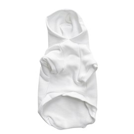 LOLA B. | Sudadera Blanca Lisa para Perro - Talla XXL | Disfraz y Chaleco para Mascota | Variedad de Modelos y Colores | Ropa para Perro Chico