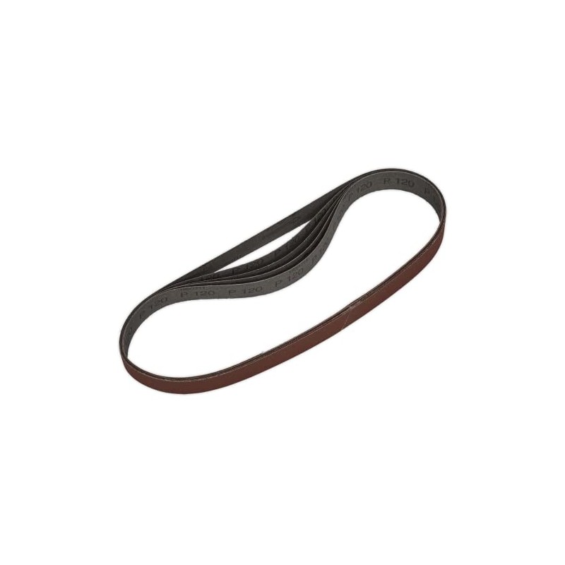 Sealey SB0019 120Grit 25 x 762mm Sanding Belt - Pack