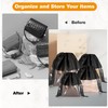 PLMMOUT 12 PCS Dustproof Drawstring Bags,Breathable Non-Woven Fabric Drawstring Dust