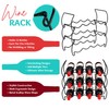 Sorbus 3-Tier Stackable Wine Rack - Classic Style Wine Racks
