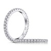 AINUOSHI Eternity Ring Women's 925 Sterling Silver Simulated Diamond Stackable