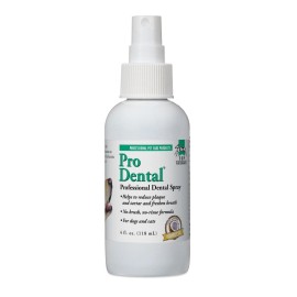 Top Performance ProDental Dog Oral Health Dental Spray 4 oz Bottle Easy Use For Fresh Pet Breath - Four Bottles