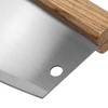 Feuergott Pizzaschneider Edelstahlklinge Griff aus Eschenholz Profi Pizzamesser mit 35