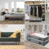 Coyanyu Pack of 2 90 L Underbed Storage Box with