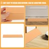BUGUUYO 4pcs Sweeping Robot Entry Ramp Mats Non- Doorway Ramps