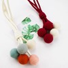 Tinsparkwin 2 Packs Cute Hanging Ball Curtain Tiebacks Crochet Cotton