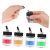 jojofuny 20pcs Airbrush Bottle Cap Durable Plastic Nozzle Caps for