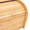 KONKENIE 10kg/22lbs Bamboo Rice Storage Container Wooden Cereal Grain Soybean