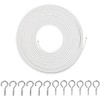 Curtain Wire Kit 5 m White Plastic Coated Curtain Wire