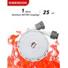 ZYfire Fire Hose - 1" ID x 25 FT Single