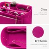 LEXSION 3 in 1 Felt Purse Organizer Insert Bag in