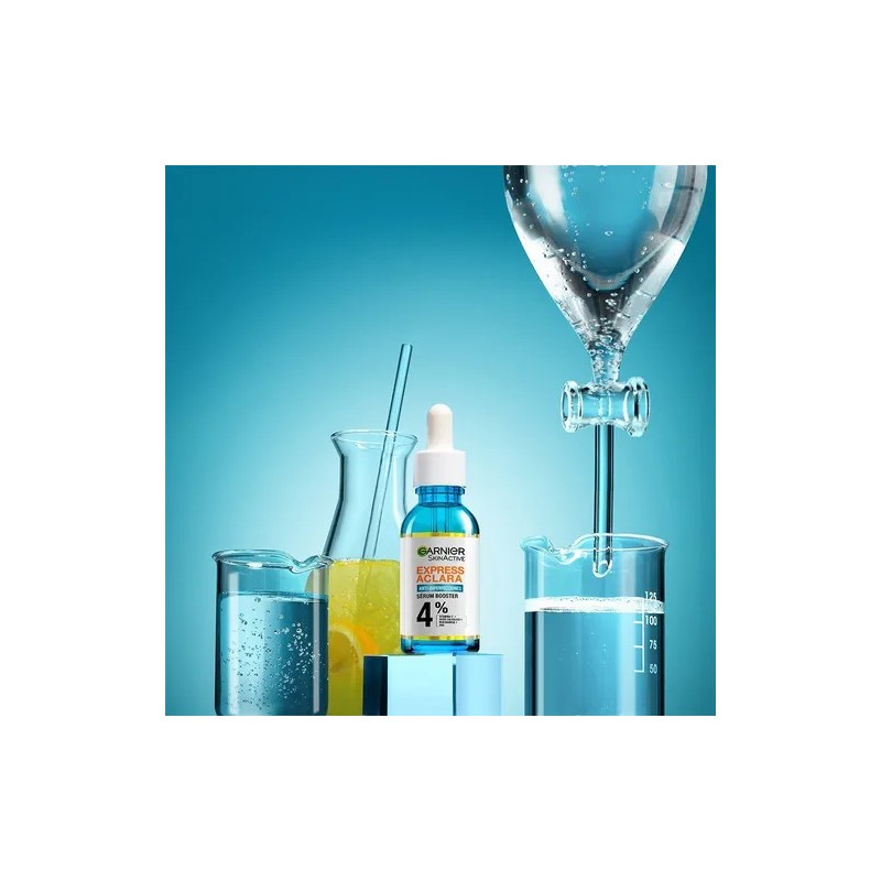 Serúm Garnier Express Booster 30ml Piel Tendencia Acné Día Noche