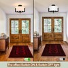 Mecuss 16 inch Semi Flush Mount Ceiling Light: 3-Light Black
