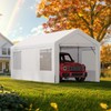 ADVANCE OUTDOOR Replacement Mesh Window Sidewall Tarp for 10/12x20 ft