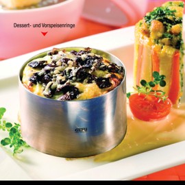 Gefu 12160 Dessert and Starter Rings Set of 2