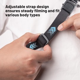 PGYTECH CapLock™ Action Camera Neck Mount Max Extended Edition, POV Hand Free Vlog Necklace Lanyard Holder with Adjustable Chest Strap for DJI OSMO Action, for Gopro Hero, for Insta360