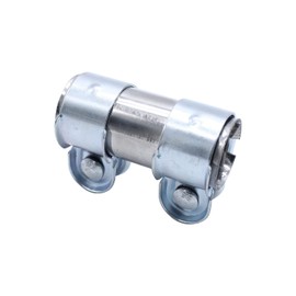 TAKPART Exhaust Pipe Clamp Pipe Connector Double Clamp Diameter 35 x 95 mm
