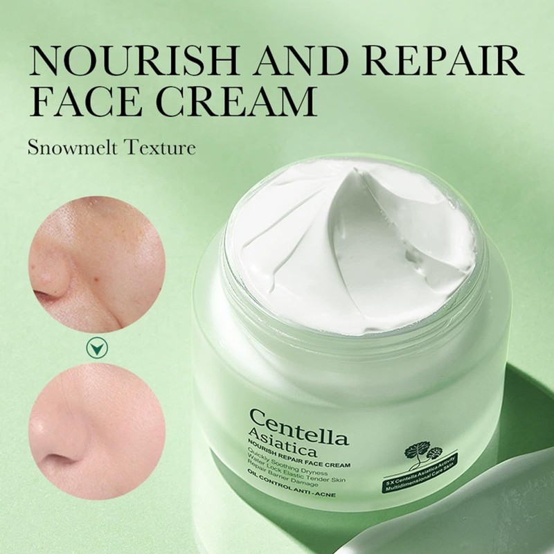 Centella asiatica nährende und reparierende Creme