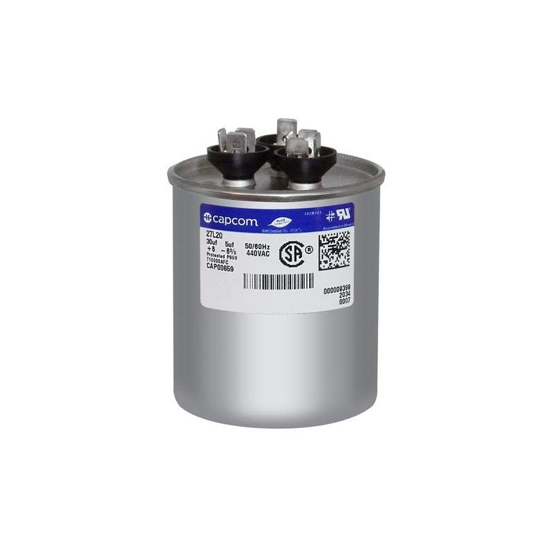 27L20 - Genteq OEM Upgraded Replacement Round Capacitor 30 +