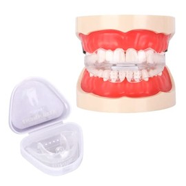 Retenedor De Dientes Para Corrección De Sonrisa 3 Etapas Dispositivo de Ortodoncia Dental Profesional Transparente Suave y Duro Protector Bucal (3 etapas, adecuado para diferentes condiciones de dientes)