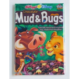 Blue Crab Magnets Chocolate Mud & Bugs FRIDGE MAGNET cereal box lion king - 1.75 x 2.75 inches