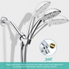 Shower Head Connector Adapter: Adjustable Handheld Showerhead Holder & 6