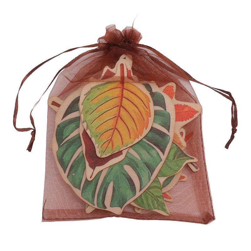 Wooden Leaf Shaped Puzzle Children Party Funny Jigsaw Puzzles Educational