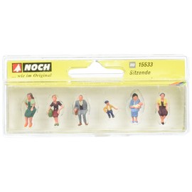 Noch 15533 Sitting People 6/ H0 Scale Figures