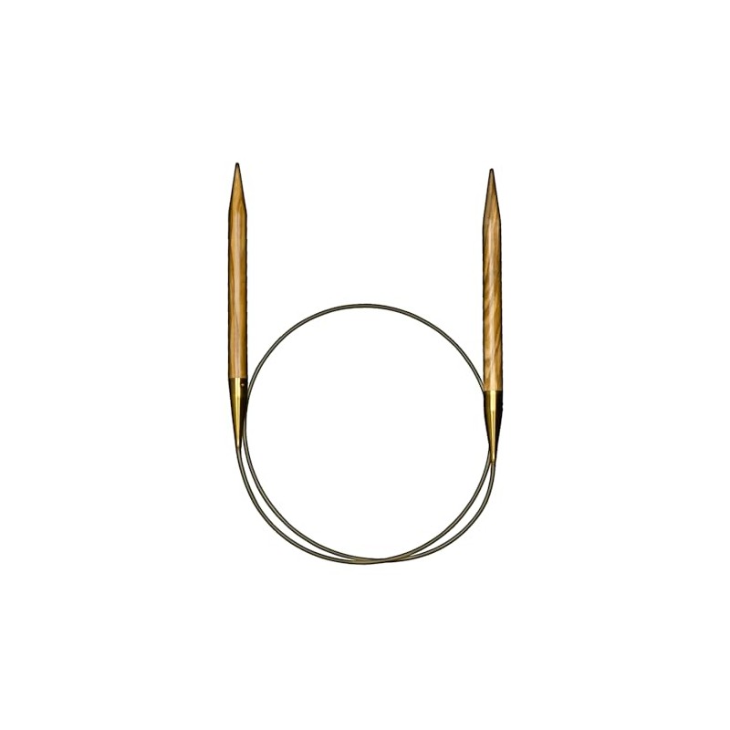 Addi Nature Circular Needle Olive Wood 80cm 3.50mm - 1pc