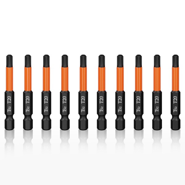 JINSHIBA T20 Impact Torx Bit Set Torx Bits Tamper Resistant