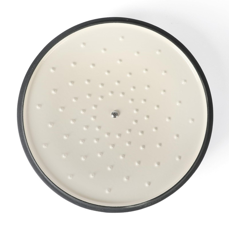 Martha Stewart 3.5-Quart Enameled Cast Iron Dutch Oven Braiser -