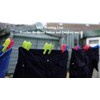 Retractable Washing Line Heavy Duty Grey Weather Resistant Indoor and