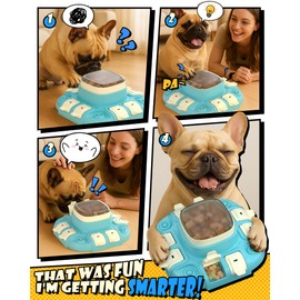 puppyspout Dog Puzzle Toy - Dog Puzzle Feeder for Healthy Eating, IQ Training, Brain Stimulation - 2 Difficulty Levels Enrichment Toy for Dogs to Keep Them Busy