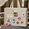 50PCS Downtown Aesthetic Stickers Cool Girls Y2k Stickers(Golden)