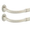 2 Pack Curtain Rods, Room Darking Wrap Around Single Window