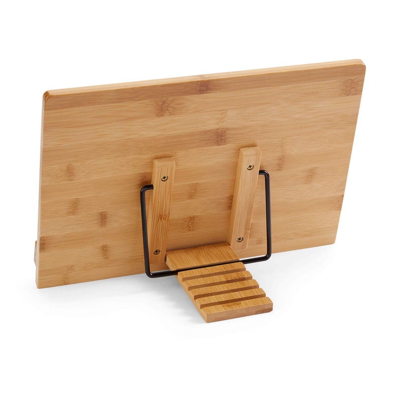 Cookbook Stand Cook Book Holder Organic Bamboo Book Stand Reading