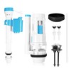 Toilet Flush System Replacement Kit, Toilet Cistern Flush Parts Dual-Flush