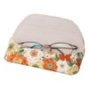 Pearl Eyeglass Case, Eyeglass Case, Semi-Hard Case, Magnetic, Unisex, Flower