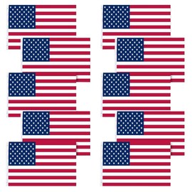 10 Pack Lot US Flag 3' X 5' Ft. USA American Flag Stars Grommets United States Wholesale