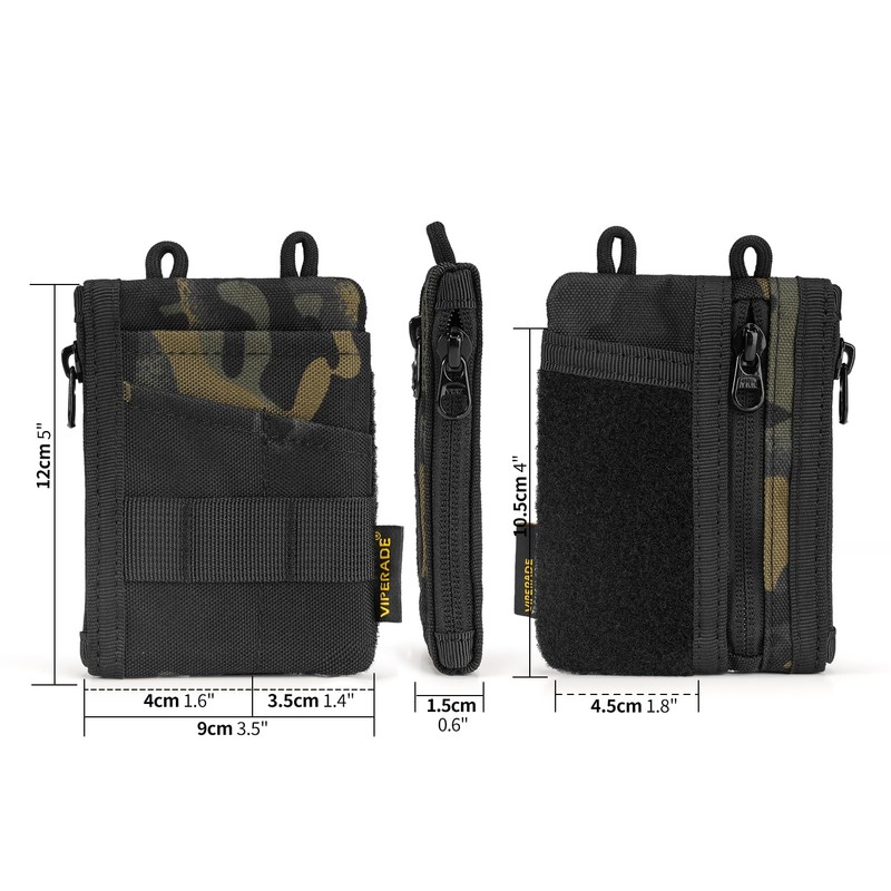 VIPERADE VE18-S Small EDC Pouch, Mini Pocket Organizer Pouch for