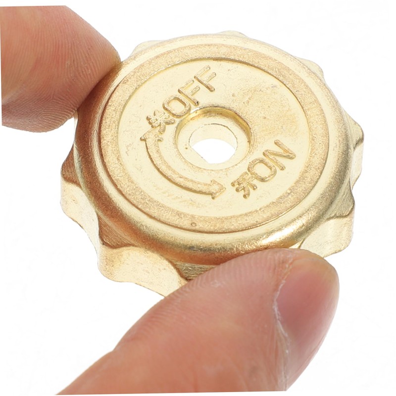 TEHAUX 4pcs Durable Gas Stove Knobs Easy Knobs for Gas