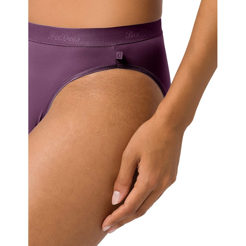 BeeDees Microfun Tai Women's Briefs, aubergine
