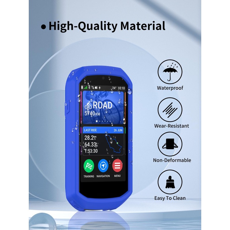 Case for Garmin Edge 1050 GPS Bike Computer, Sillence Material,Shock-Absorbing