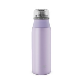alfi Element Bottle 600 ml, Purple Lavender Pastel Matt, Lightweight Stainless Steel Drinking Bottle, Completely Leak-Proof with Screw Cap, for Carbonated Drinks, Small, Dishwasher Safe, BPA-Free