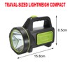 HAASHADA LED Searchlights Handheld Lantern, 13000LM 2 Modes USB Rechargeable
