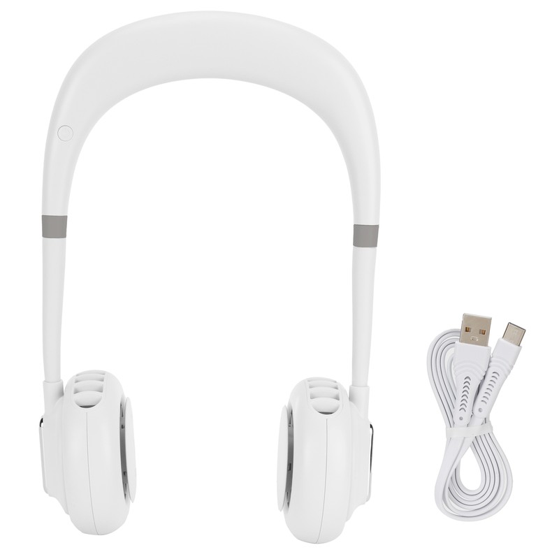 Mini Hands Free Fan USB Charging Hanging Neck Cooling Fan